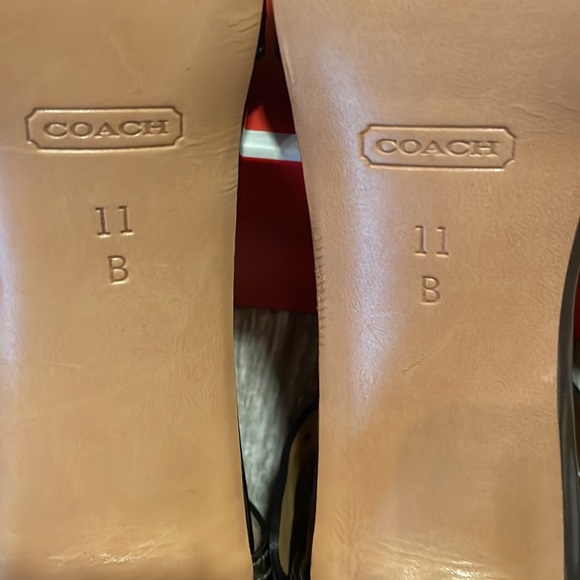 Coach pewter/metallic gray/grey size 11 heels/ pumps - Picture 10 of 14